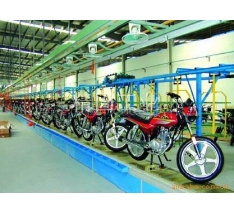 Motorcycle assembly line