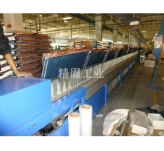 Two unit welding conveyor line