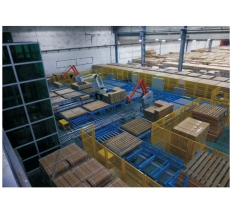 Automatic palletizing logistics line