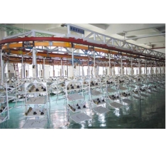 Energy saving lamp hanging type aging line