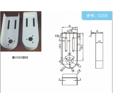 皮带松紧调节座