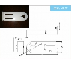 40*60铝材用皮带松紧调节座