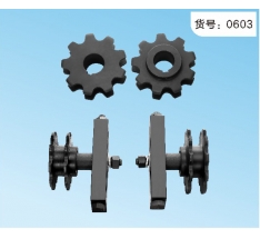 全钢制三倍速链张紧座/孔距140mm