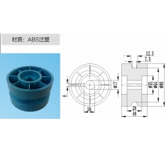φ80塑胶主动轮