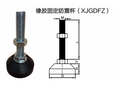 橡胶固定防震杯