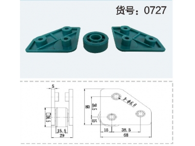 工装板对角装导轮（29mm）